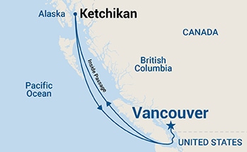 carte Canada, Etats-Unis, 5 jours