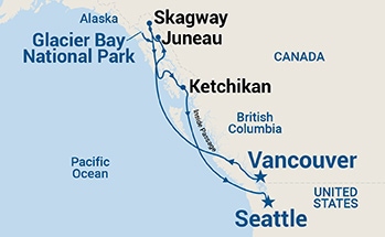 carte Canada, Etats-Unis, 8 jours