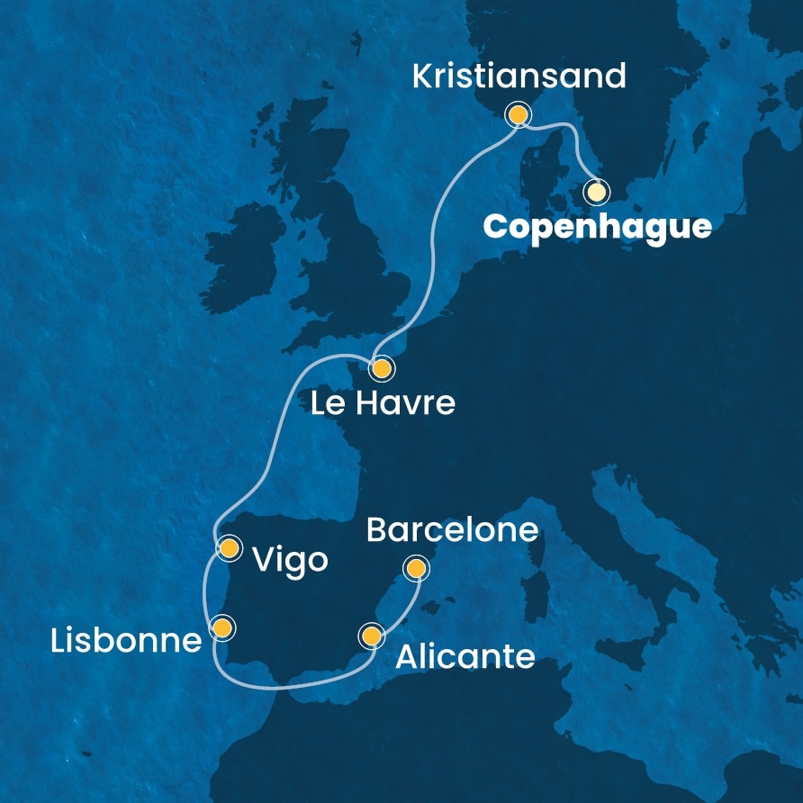 carte Transatlantiques, 10 jours