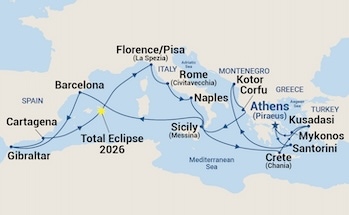 carte Grèce, Monténégro, Italie, Espagne, Royaume-Uni, Turquie, 22 jours