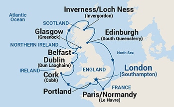 carte Méditerranée, 13 jours