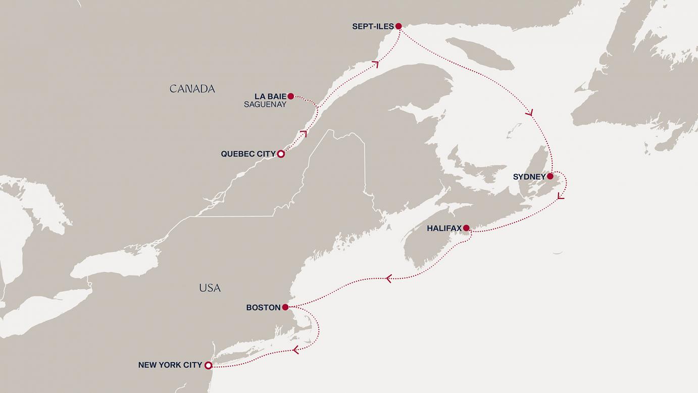 carte Canada, Etats-Unis, 11 jours