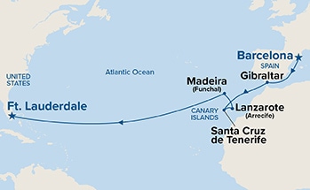 carte Espagne, Royaume-Uni, Portugal, Etats-Unis, 15 jours
