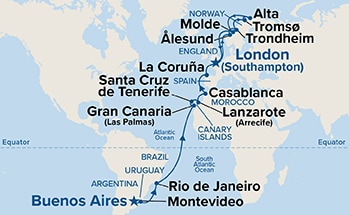 carte Transatlantiques, 37 jours