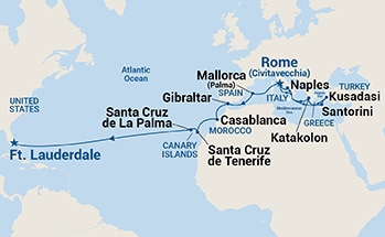 carte Îles grecques, 8 jours