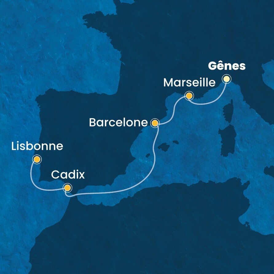 carte Transatlantiques, 6 jours