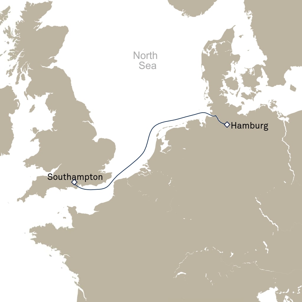carte Europe du Nord , 2 jours