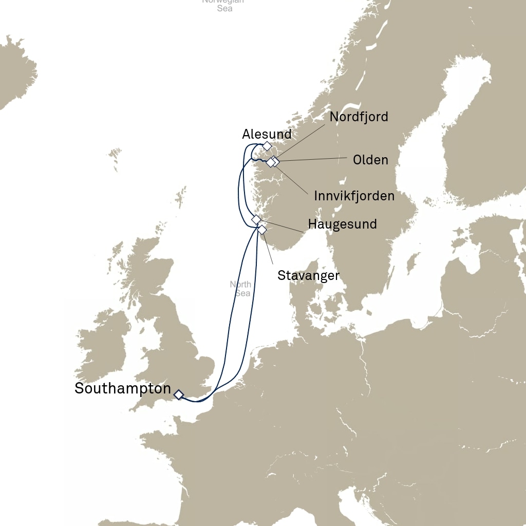 carte Europe du Nord , 8 jours