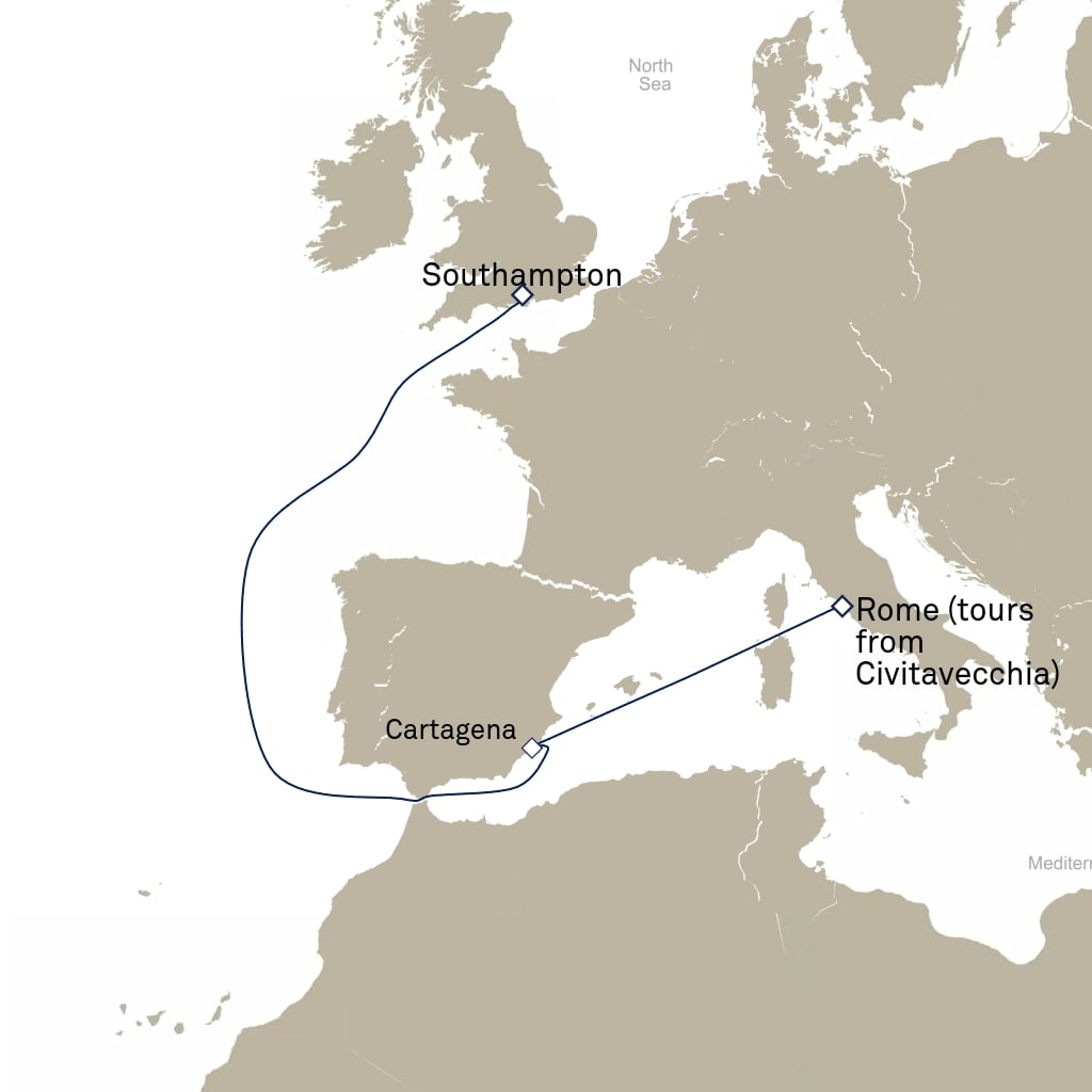 carte Europe du Nord , 7 jours