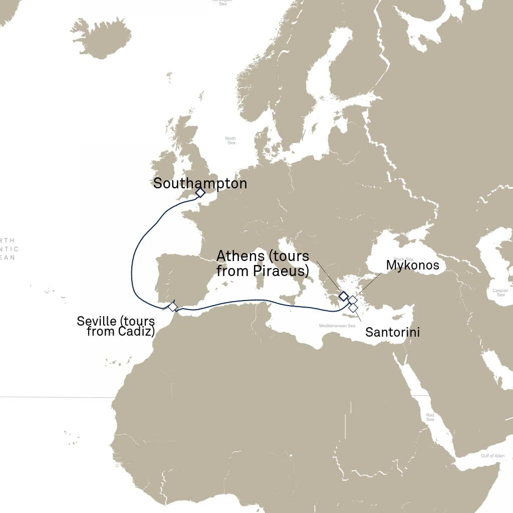 carte Europe du Nord , 10 jours