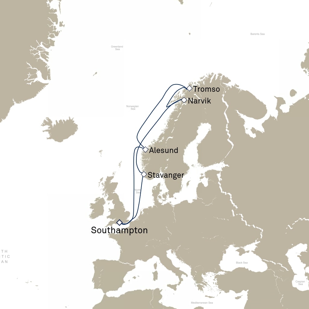 carte Europe du Nord , 13 jours