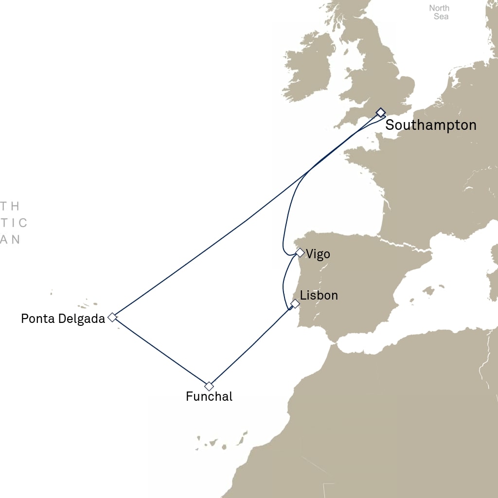 carte Europe du Nord , 13 jours