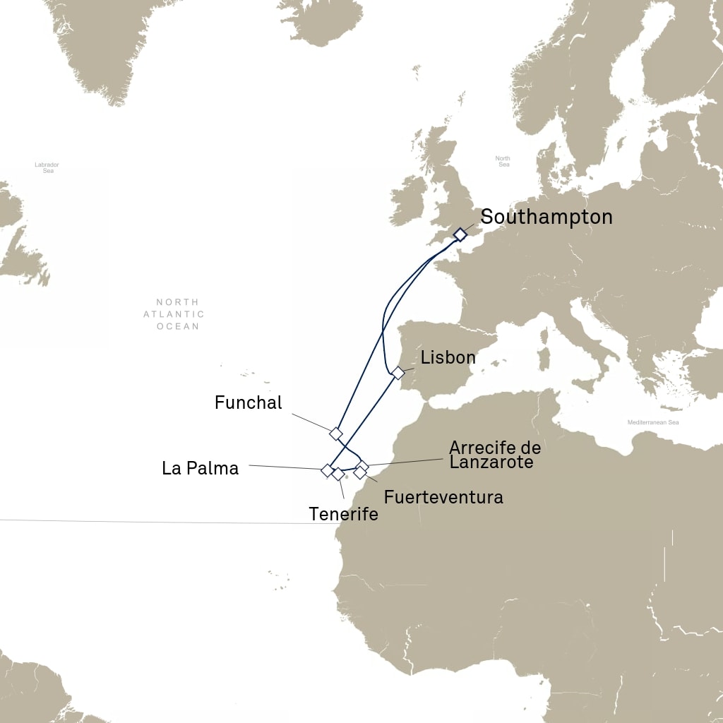 carte Europe du Nord , 15 jours