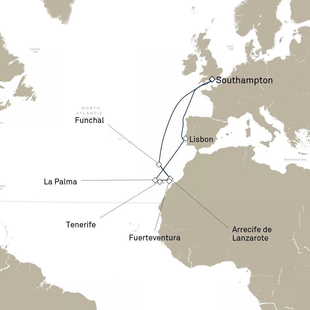 carte Europe du Nord , 15 jours