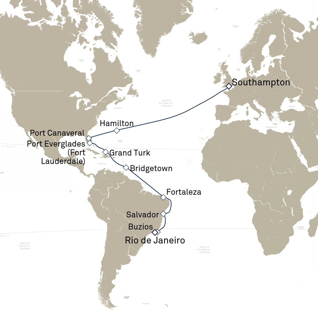 carte Amérique du Sud , 30 jours