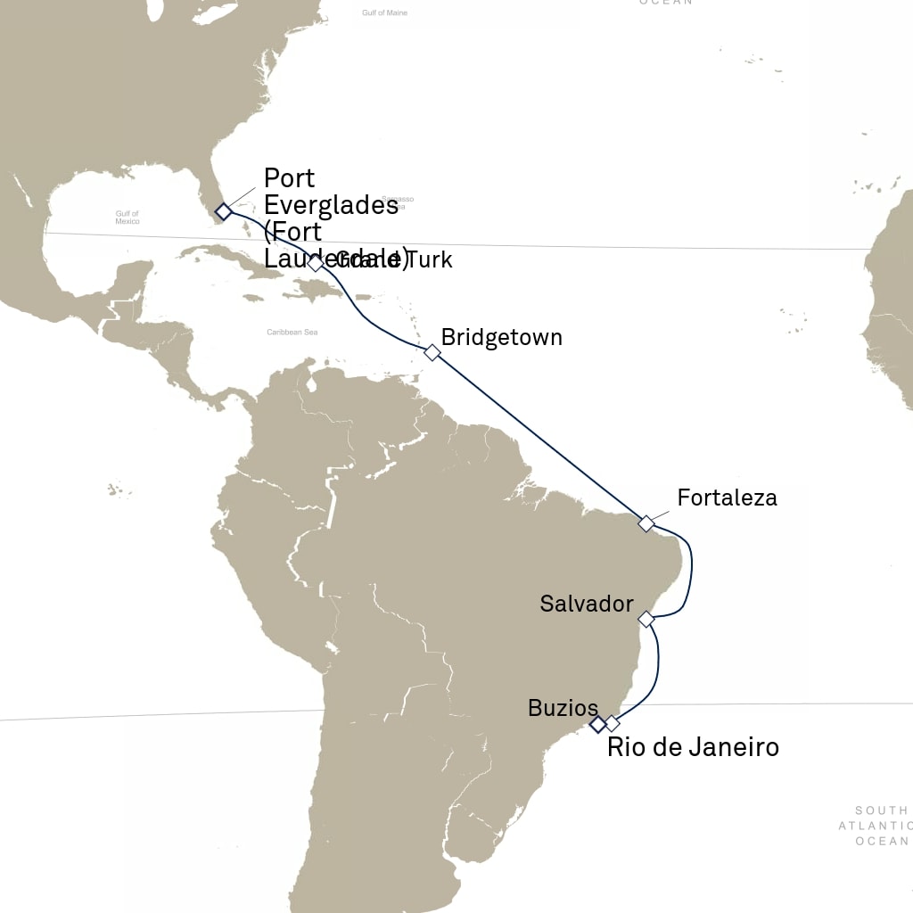 carte Amérique du Sud , 18 jours