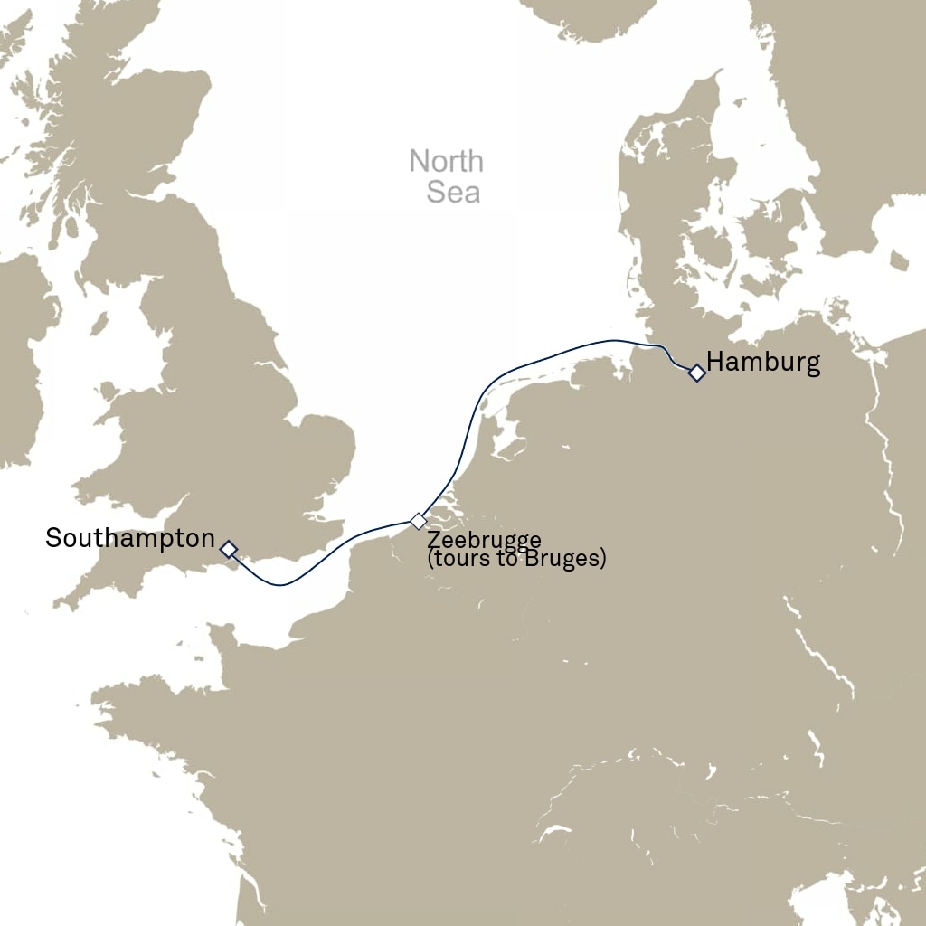 carte Europe du Nord , 4 jours