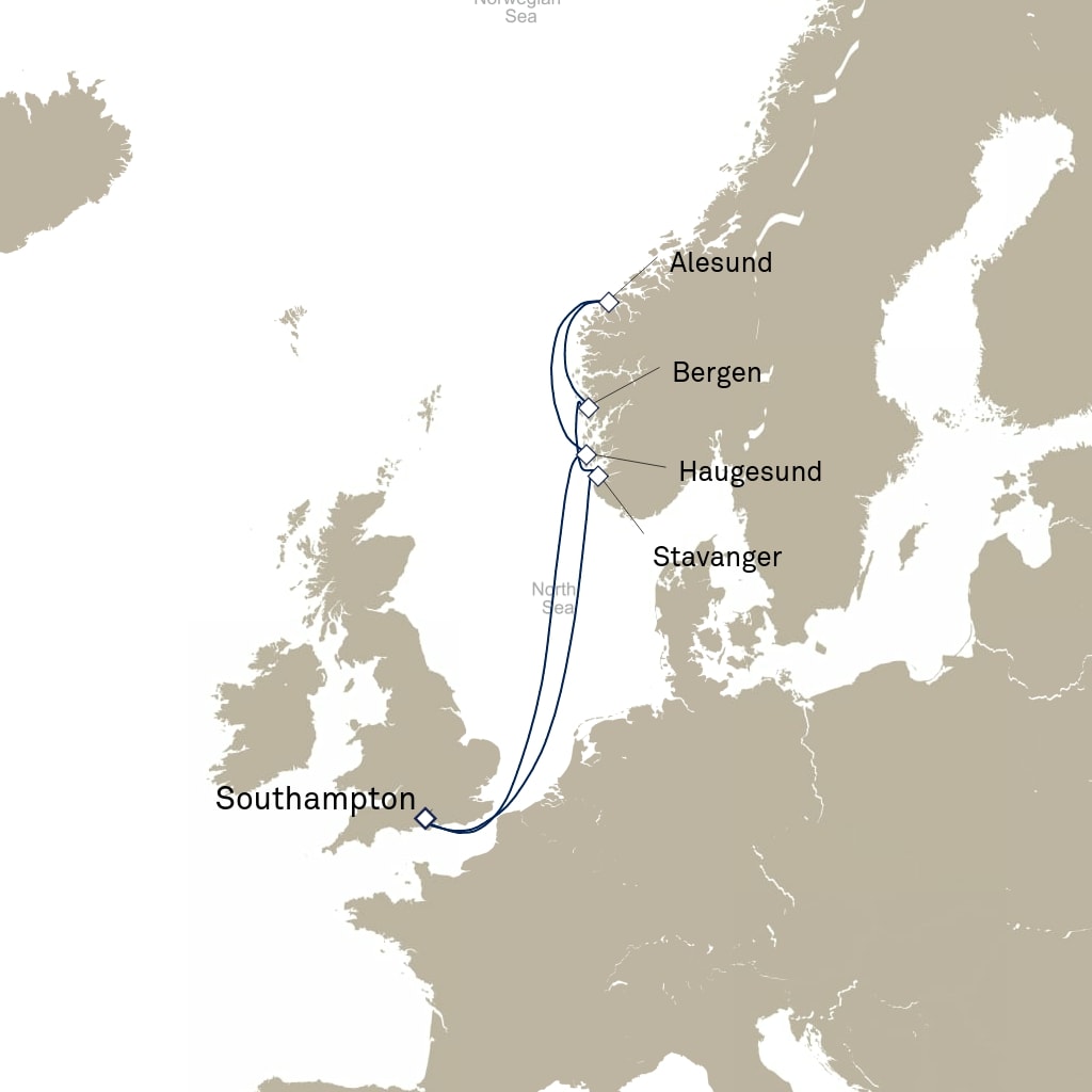 carte Europe du Nord , 8 jours