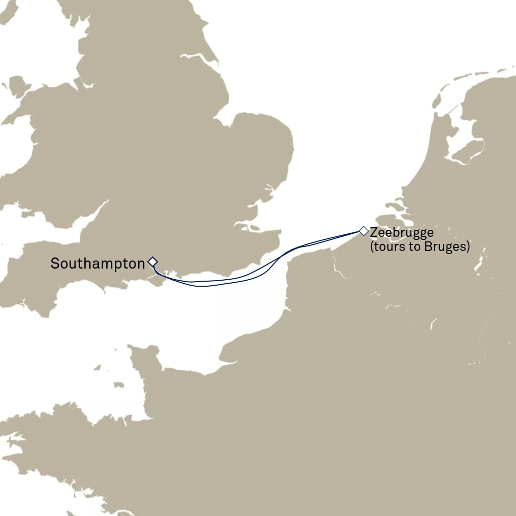 carte Europe du Nord , 4 jours