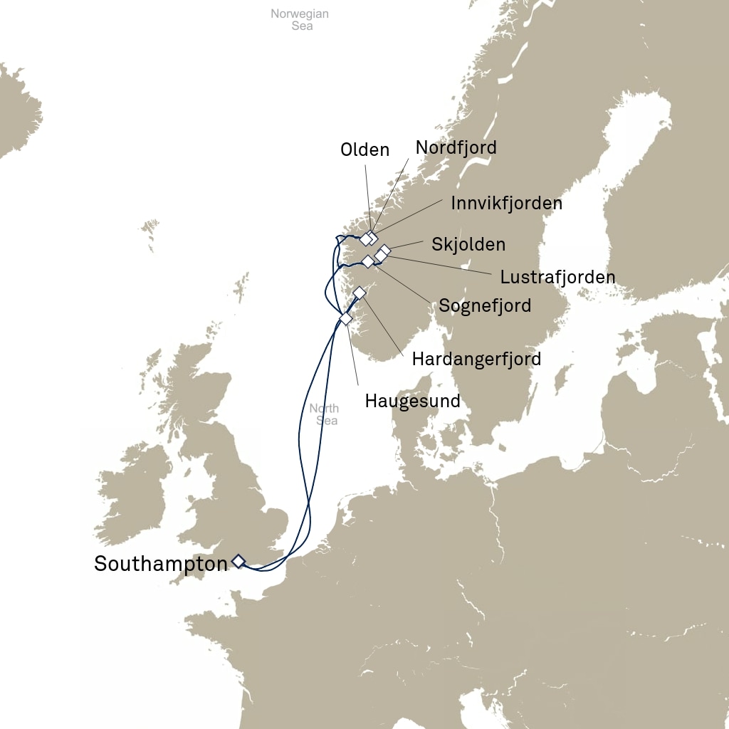 carte Europe du Nord , 8 jours