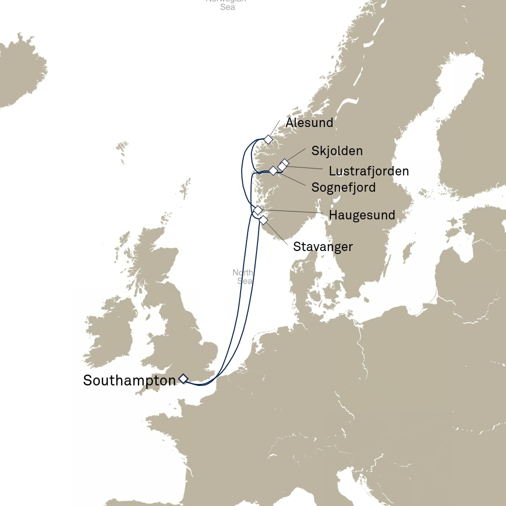 carte Europe du Nord , 8 jours