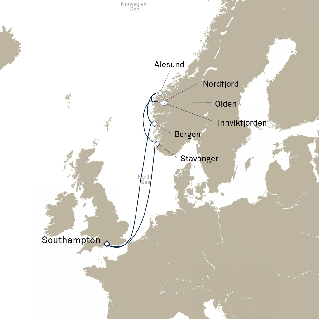 carte Europe du Nord , 8 jours