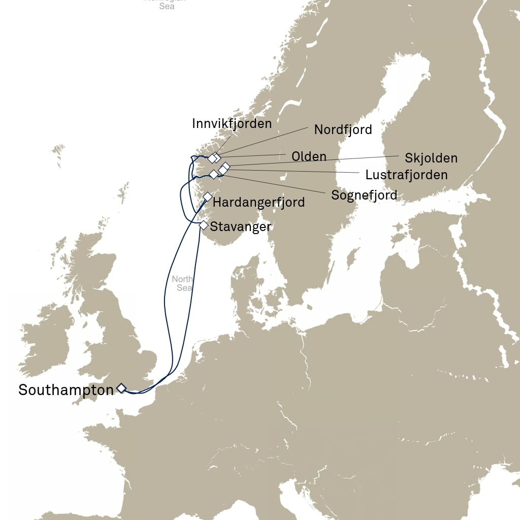 carte Europe du Nord , 8 jours