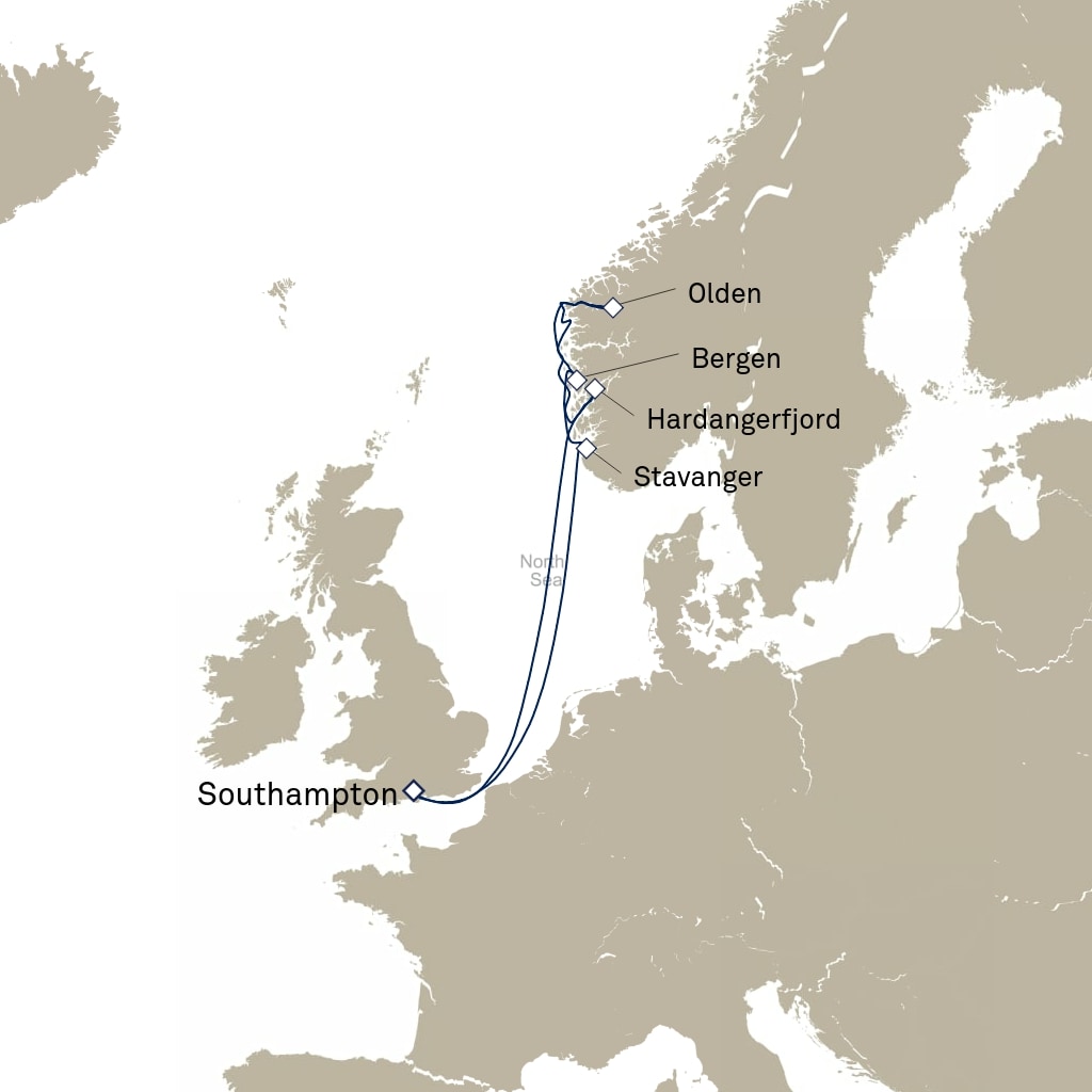 carte Europe du Nord , 8 jours