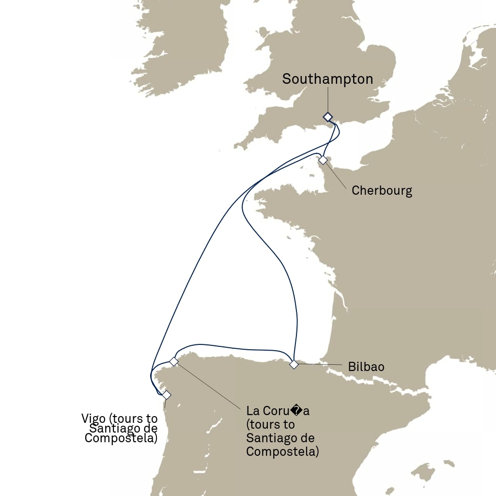 carte Europe du Nord , 8 jours