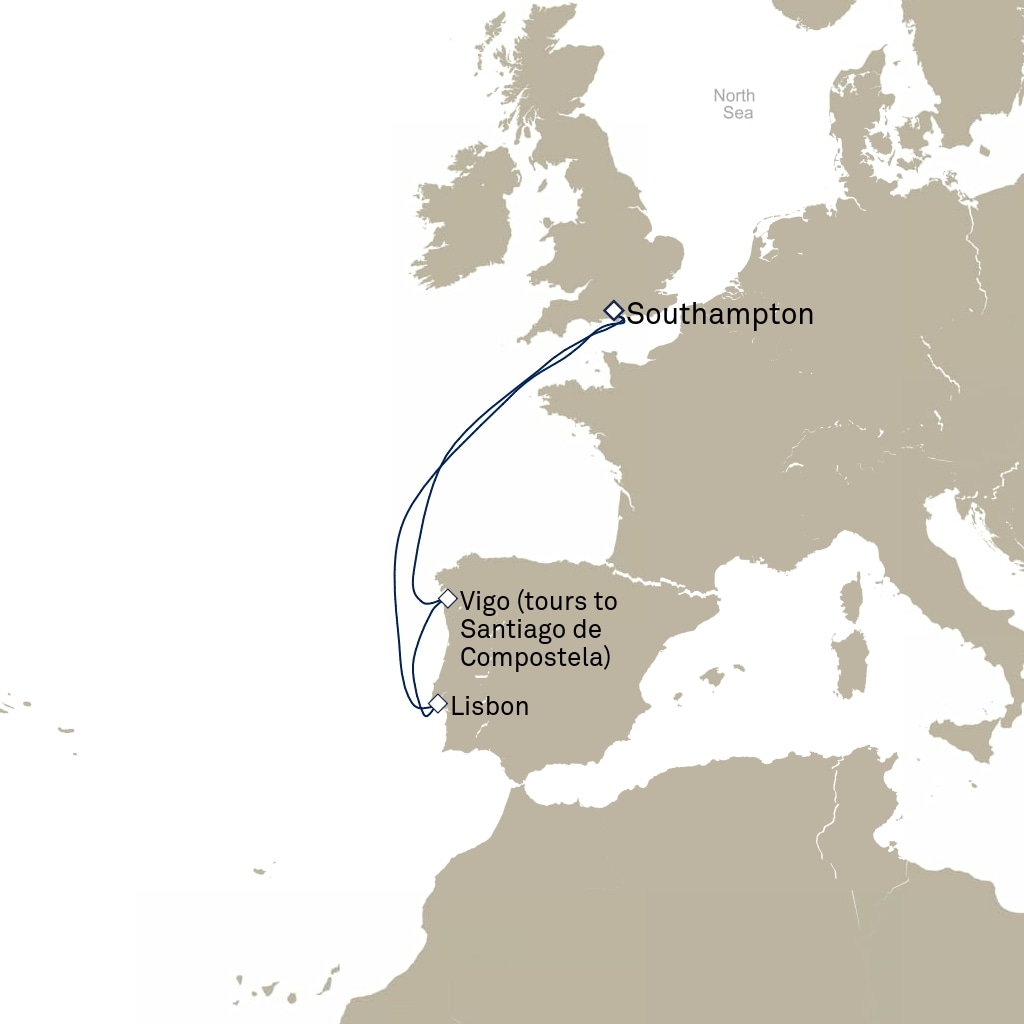 carte Europe du Nord , 8 jours