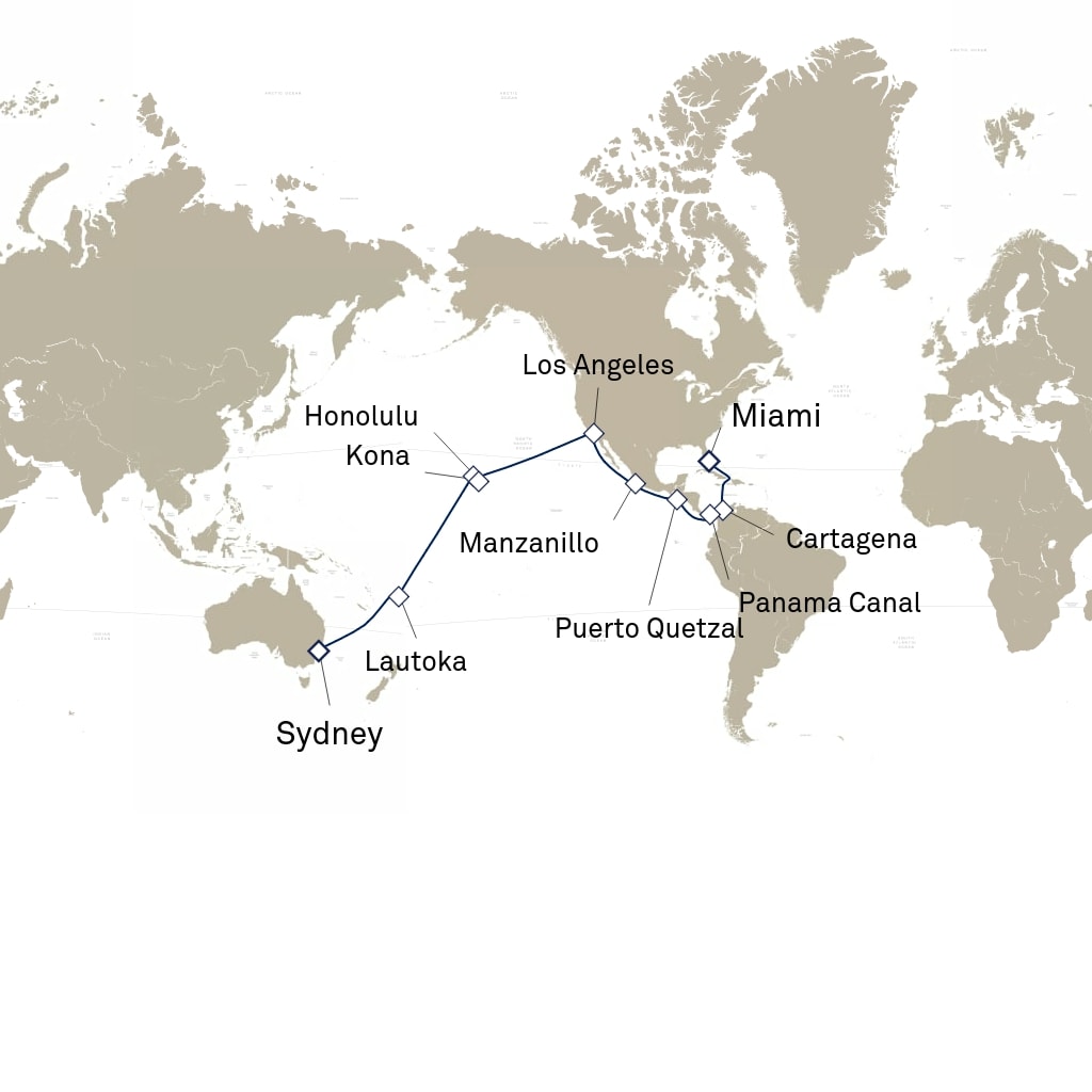 carte Tour du Monde , 35 jours
