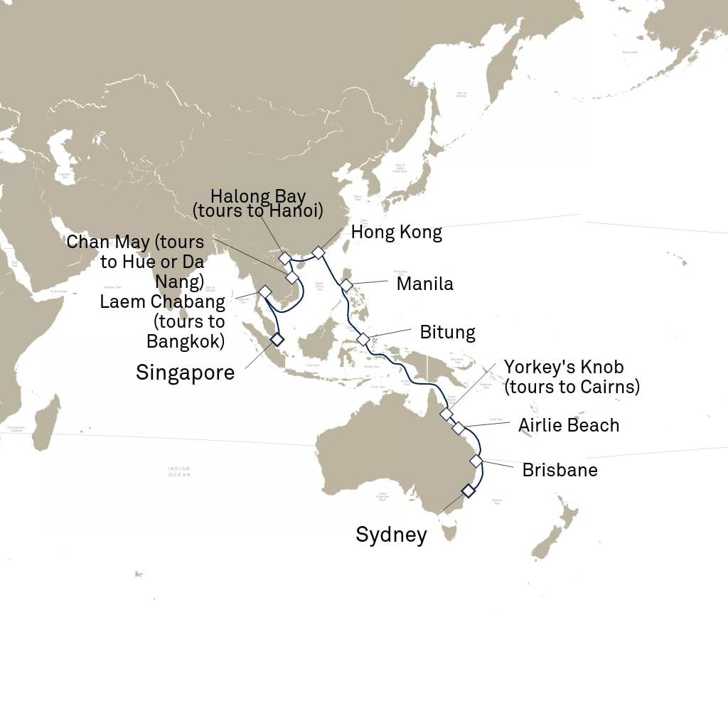 carte Asie , 30 jours