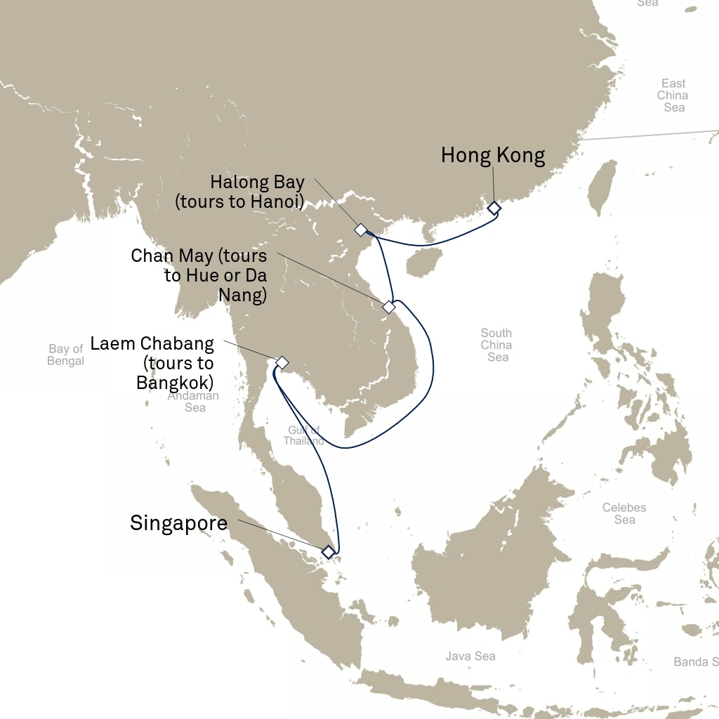carte Asie , 13 jours