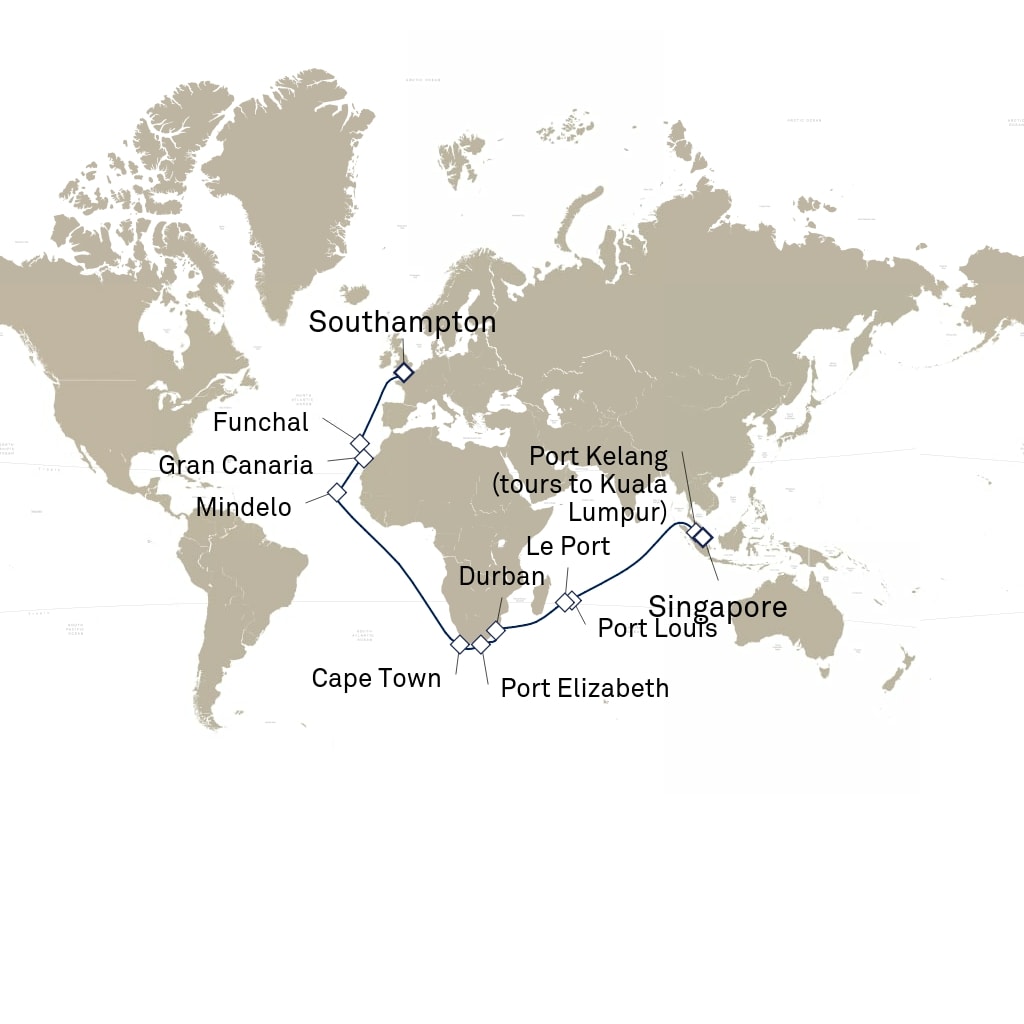 carte Tour du Monde , 37 jours