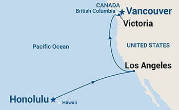 carte Etats-Unis, Canada, 11 jours