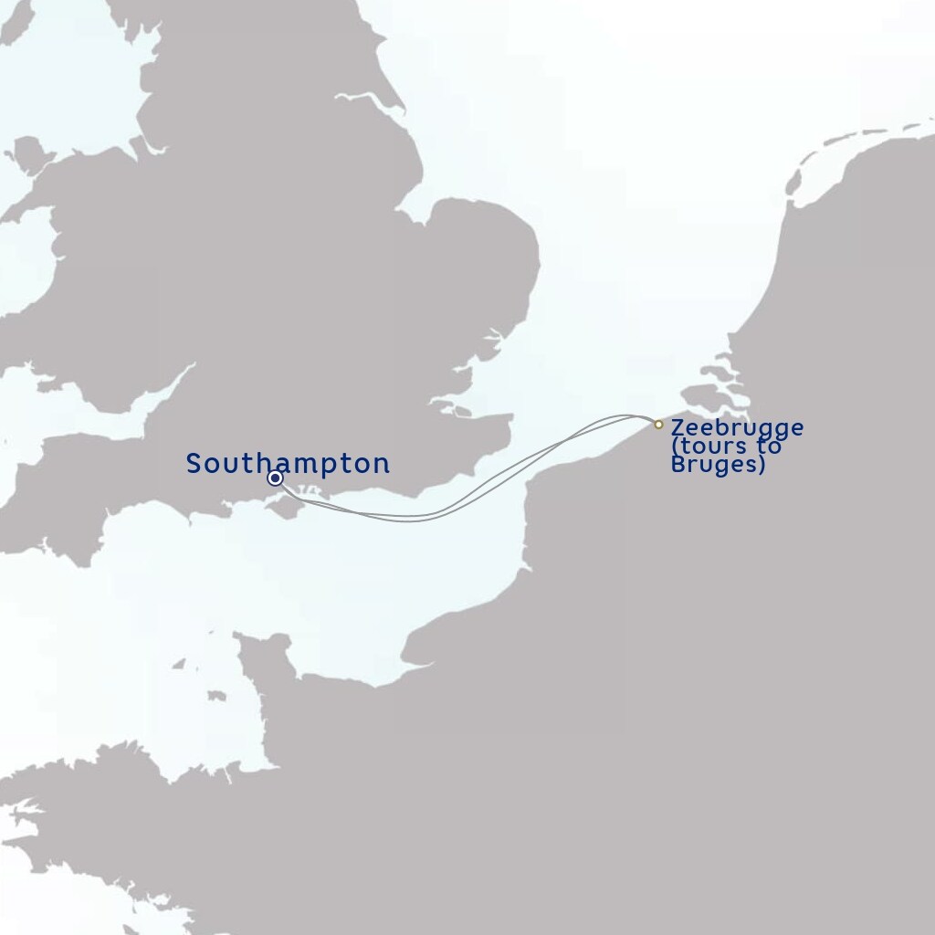 carte Royaume-Uni, Belgique , 3 jours