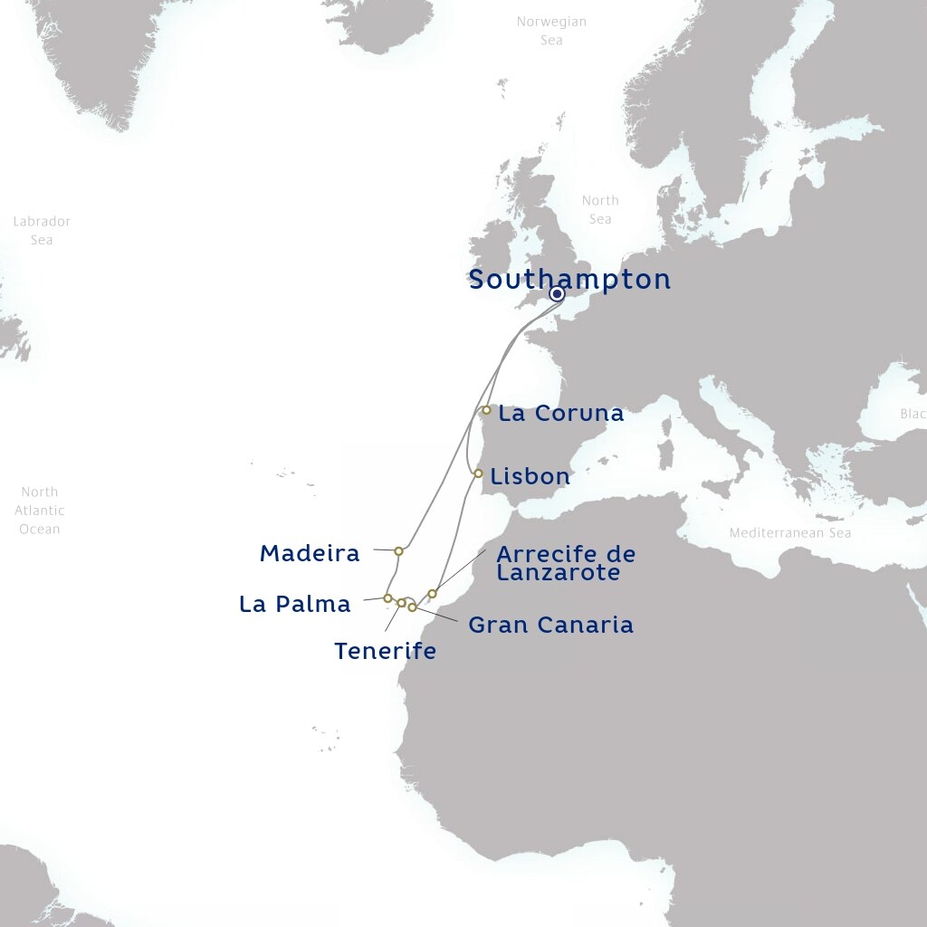 carte Royaume-Uni, Espagne, Portugal , 17 jours