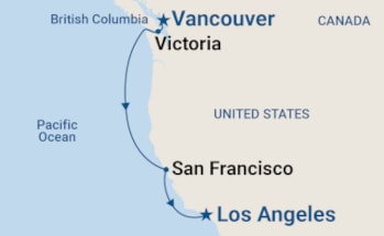 carte Canada, Etats-Unis, 8 jours