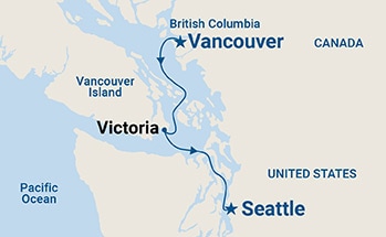 carte Canada, Etats-Unis, 4 jours