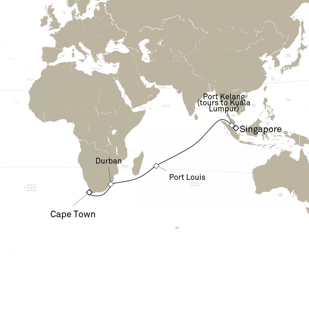 carte Tour du Monde , 16 jours
