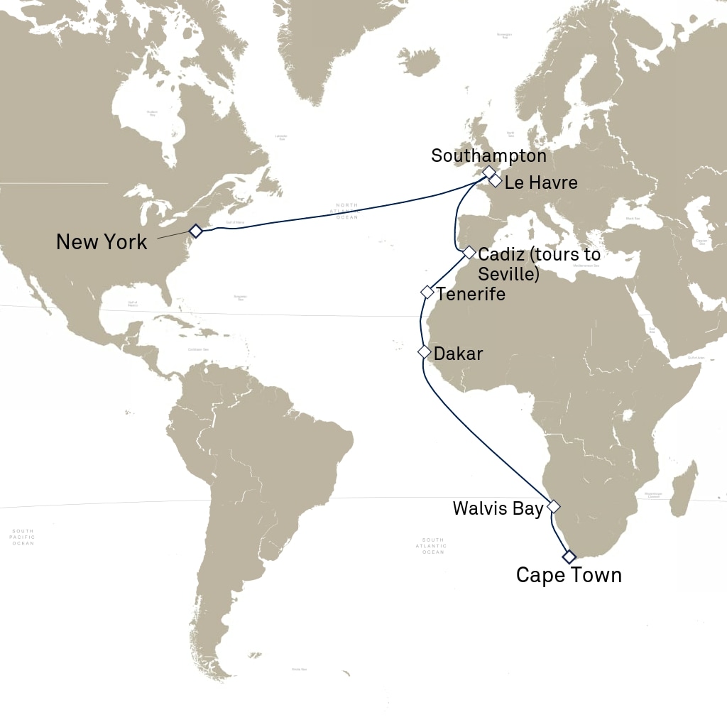 carte Tour du Monde , 25 jours