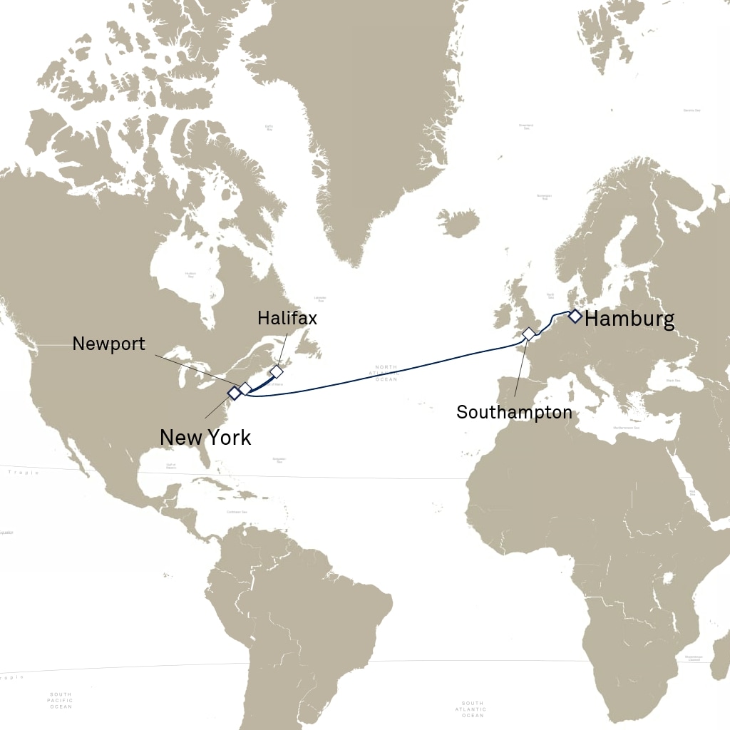 carte Amérique du nord , 17 jours