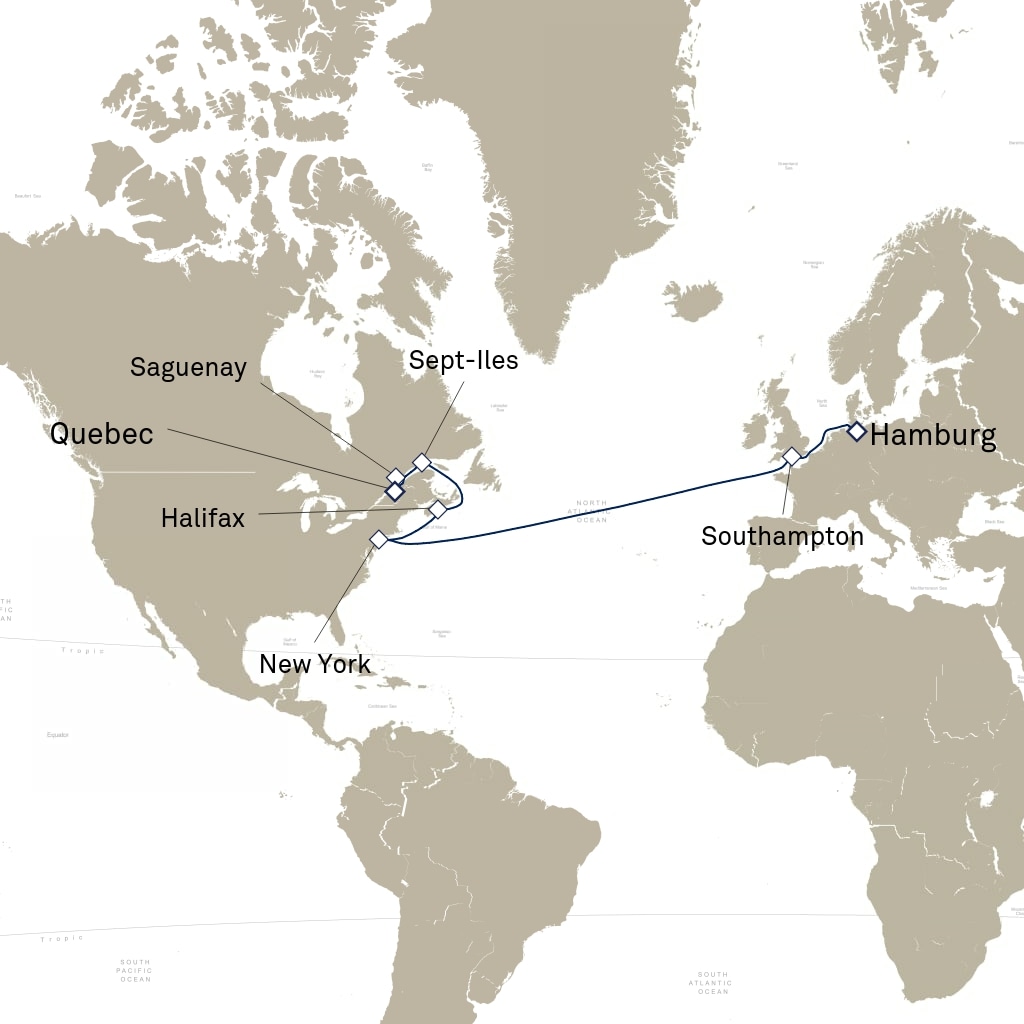 carte Canada, Etats-Unis, Royaume-Uni - 17 jours