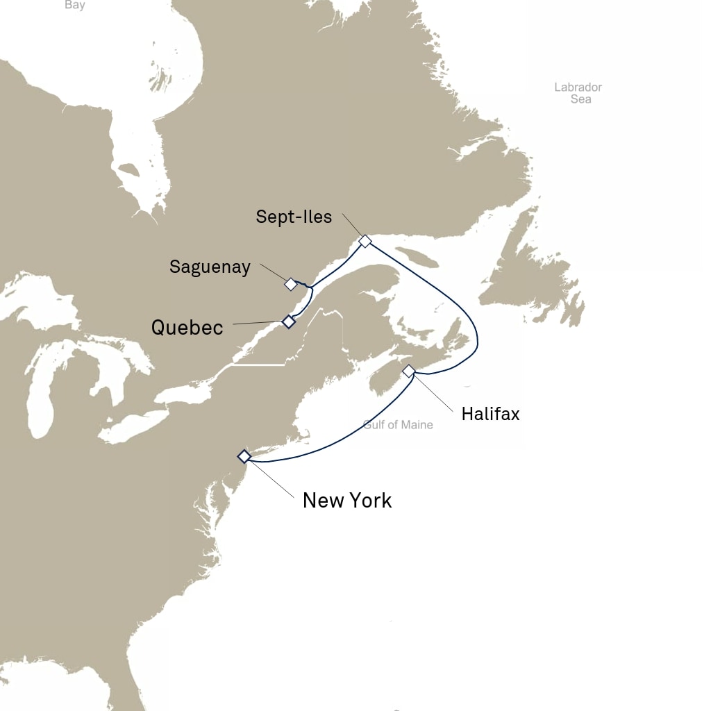 carte Canada, Etats-Unis - 8 jours