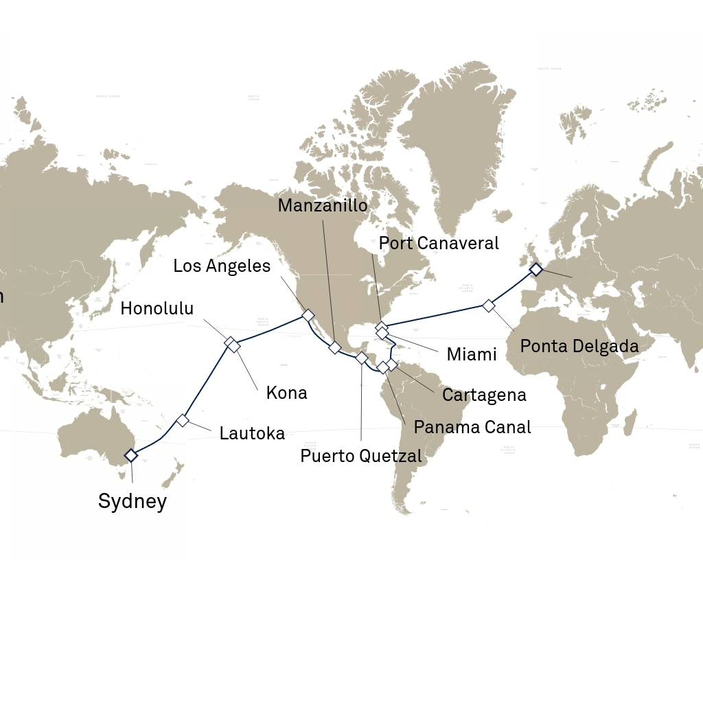 carte Europe du Nord , 14 jours