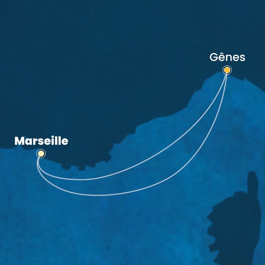 carte Méditerranée, 3 jours