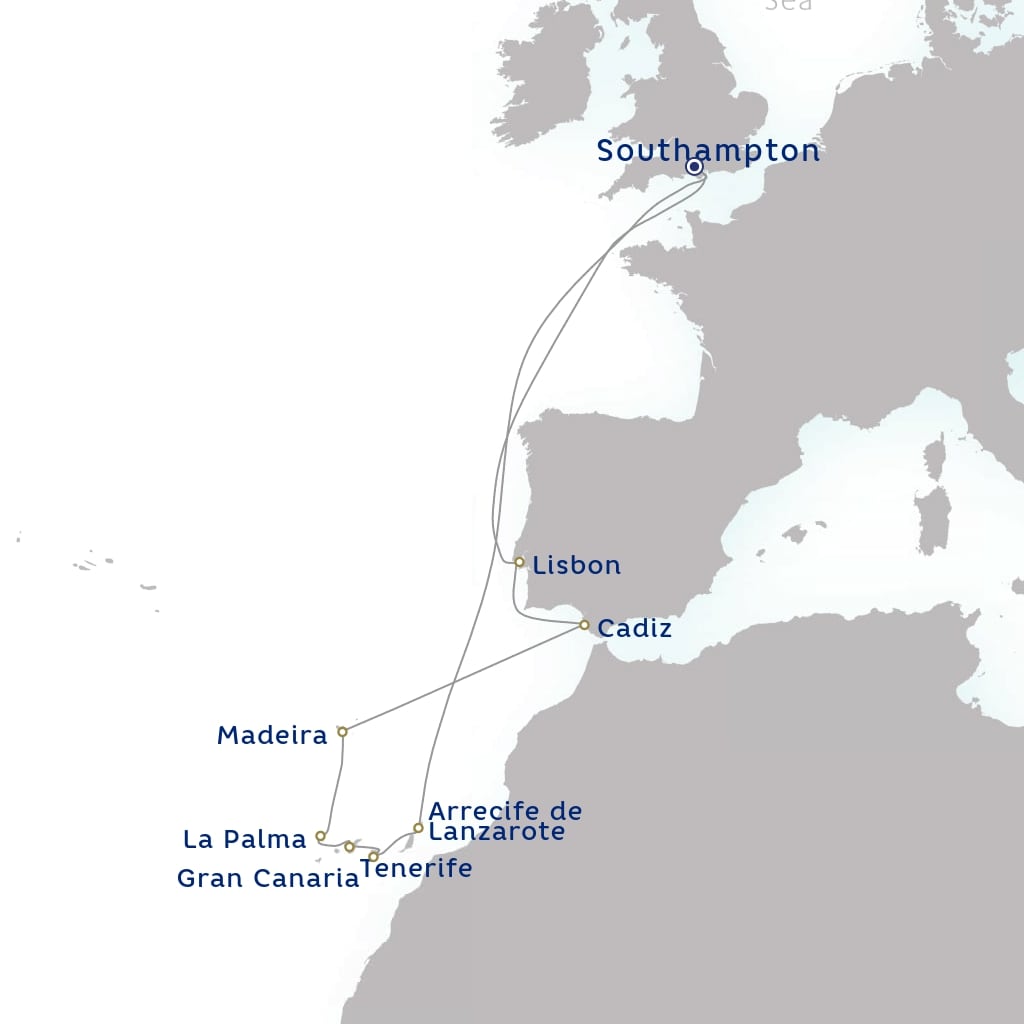 carte Royaume-Uni, Espagne, Portugal - 15 jours