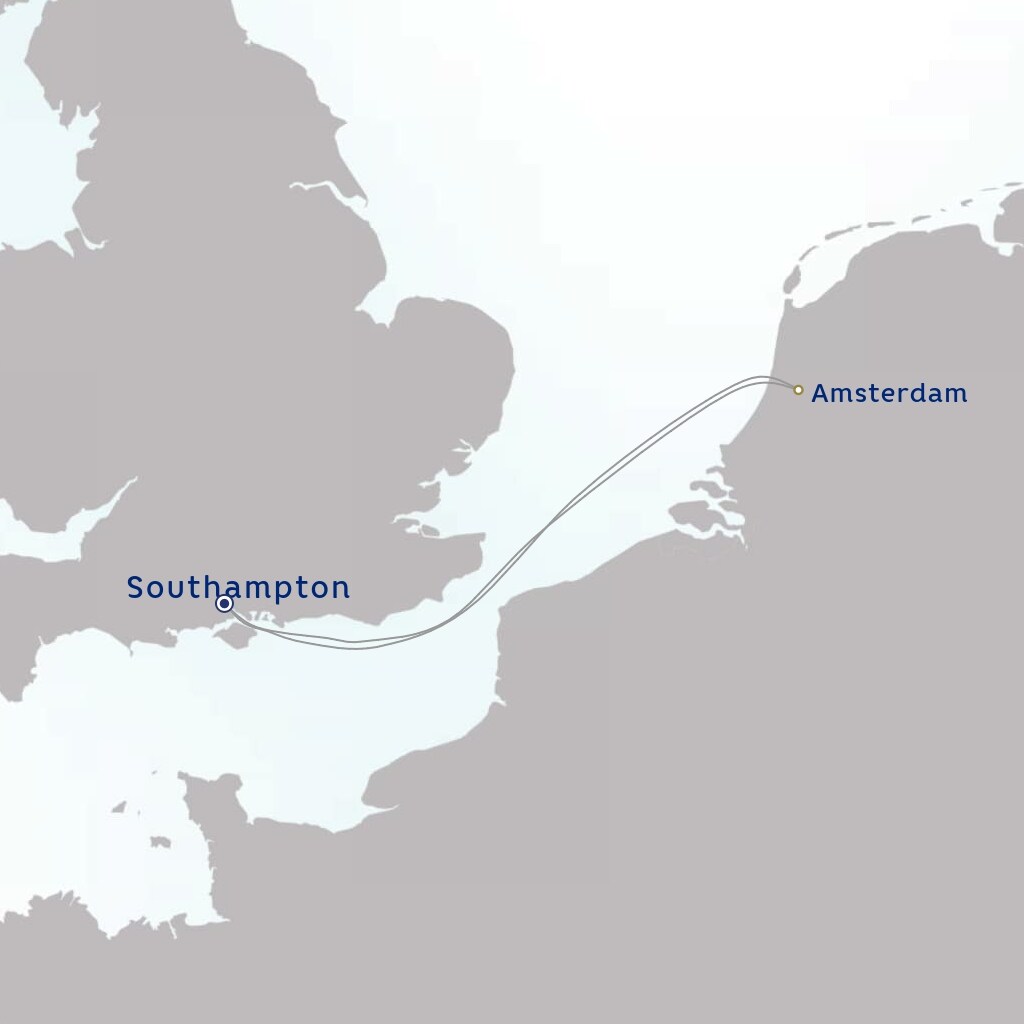 carte Royaume-Uni, Pays-Bas - 5 jours