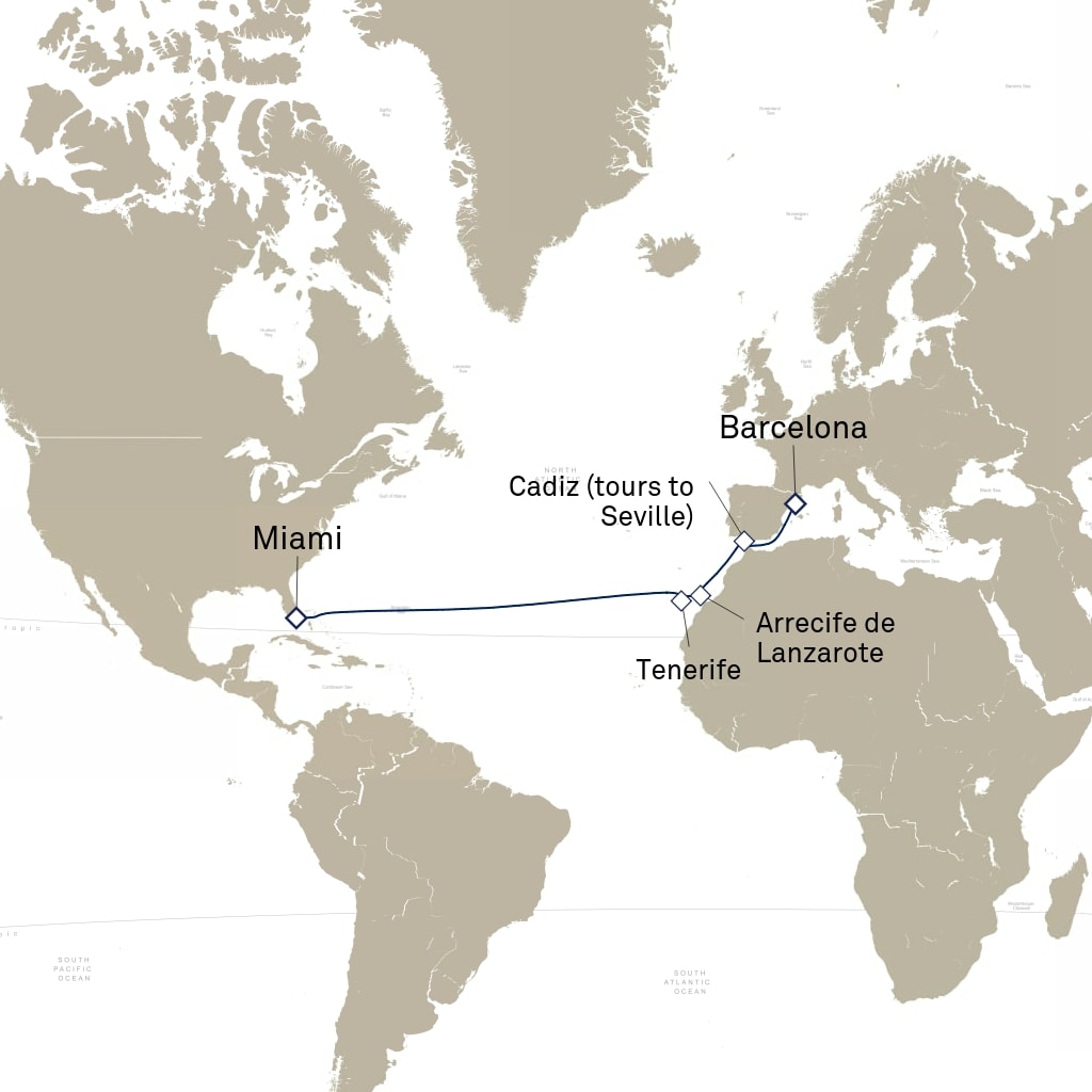 carte Espagne, Etats-Unis - 14 jours