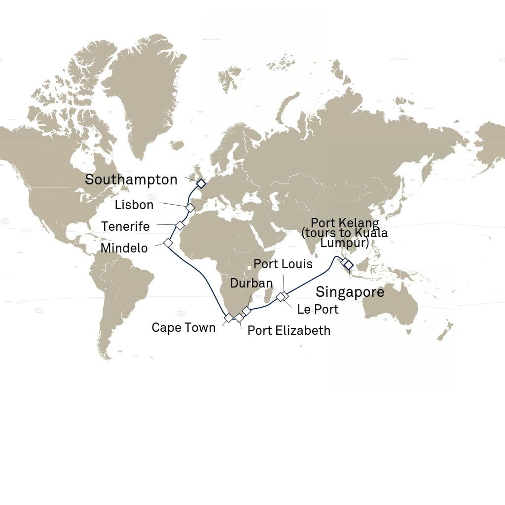 carte Tour du Monde , 38 jours